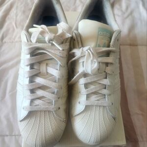 ADIDAS classic Superstar leather white sneakers